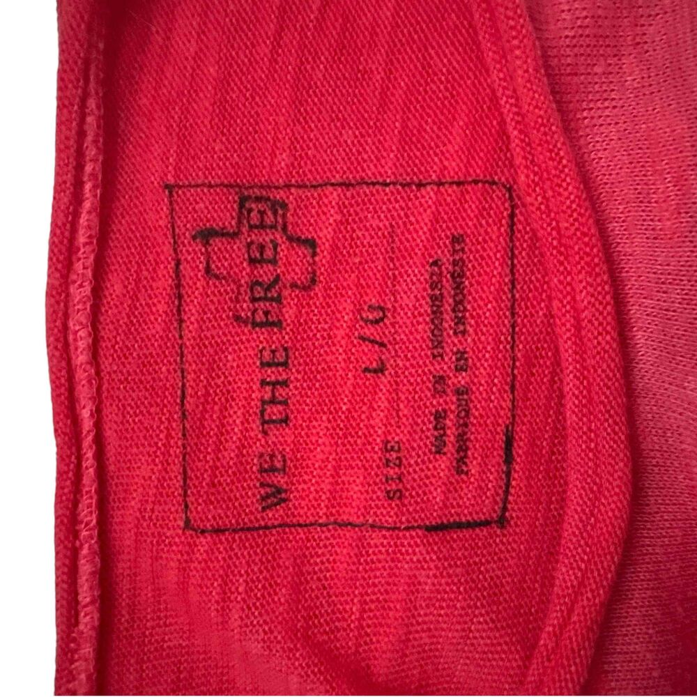 We The Free Top Boxy TShirt Versatile Lagenlook Boho Relaxed Artsy Lightweight - Picture 10 of 13